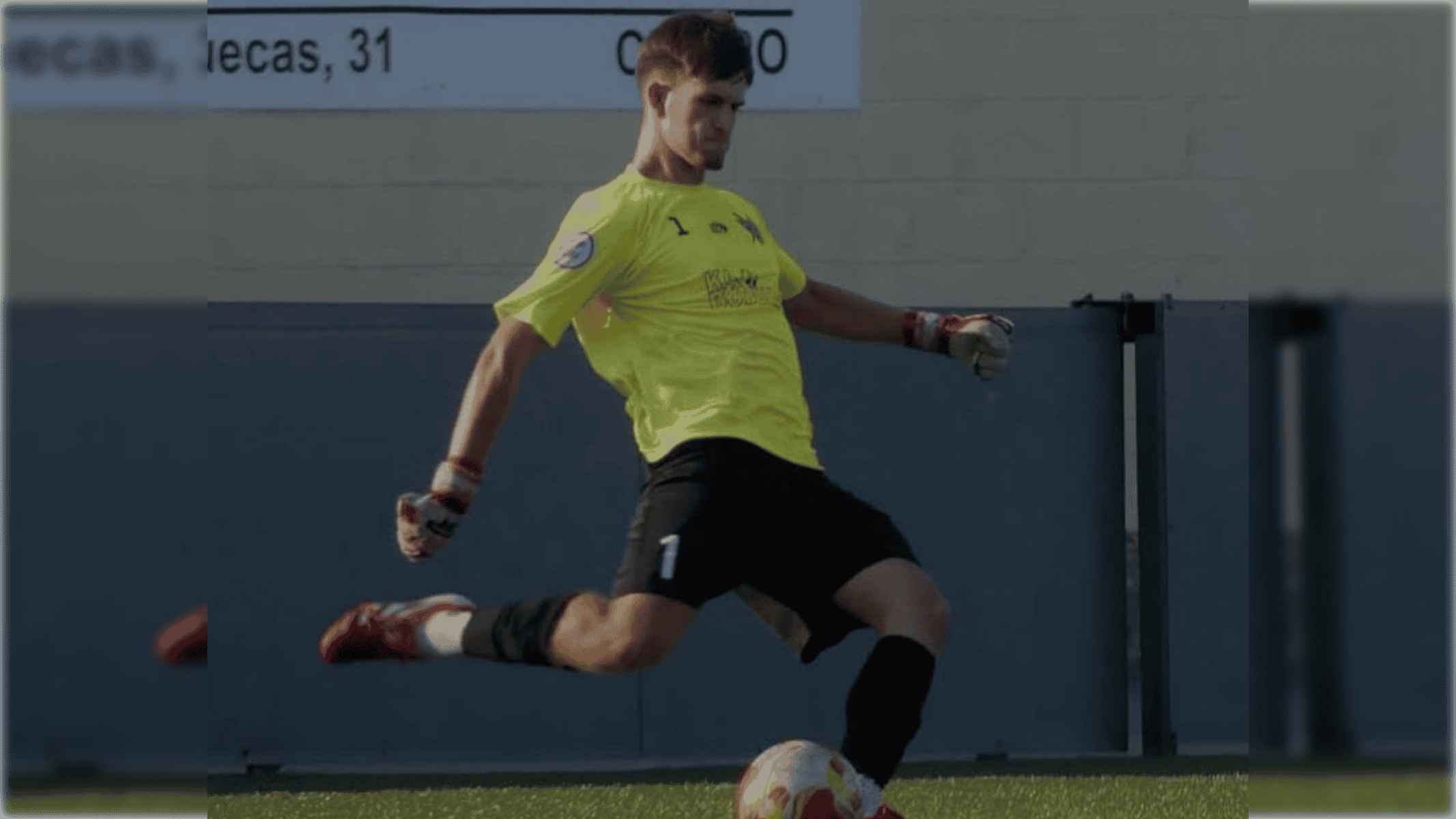 Raúl Ramírez, portero que se encuentra en estado crítico.