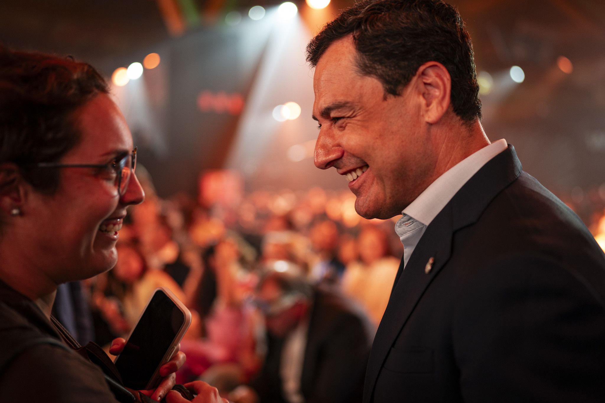 Juanma Moreno en la Comic-Con.