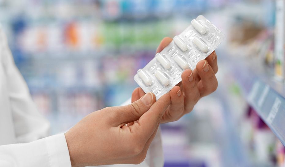 Blister de pastillas dispensadas en una farmacia. Blister de pastillas dispensadas en una farmacia.