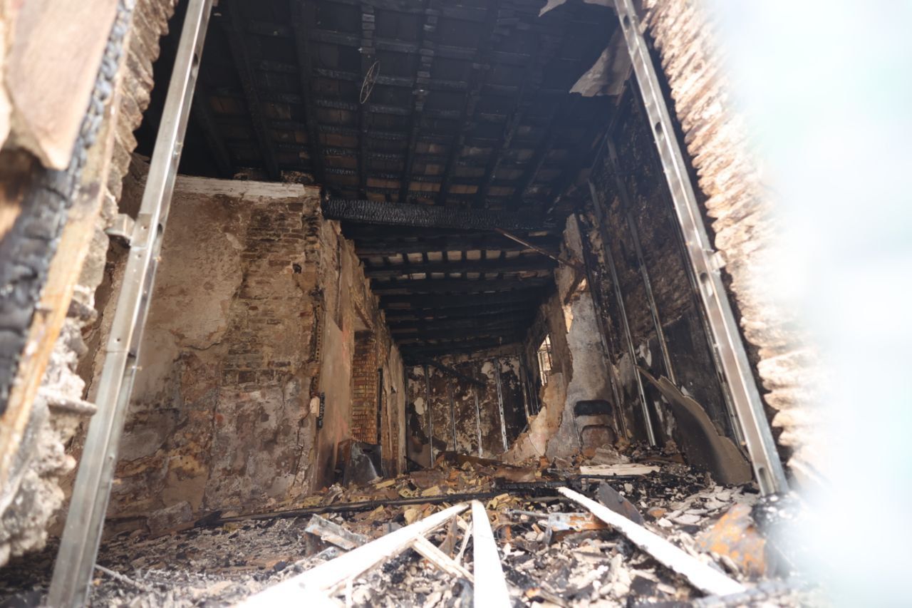 El interior de la vivienda.