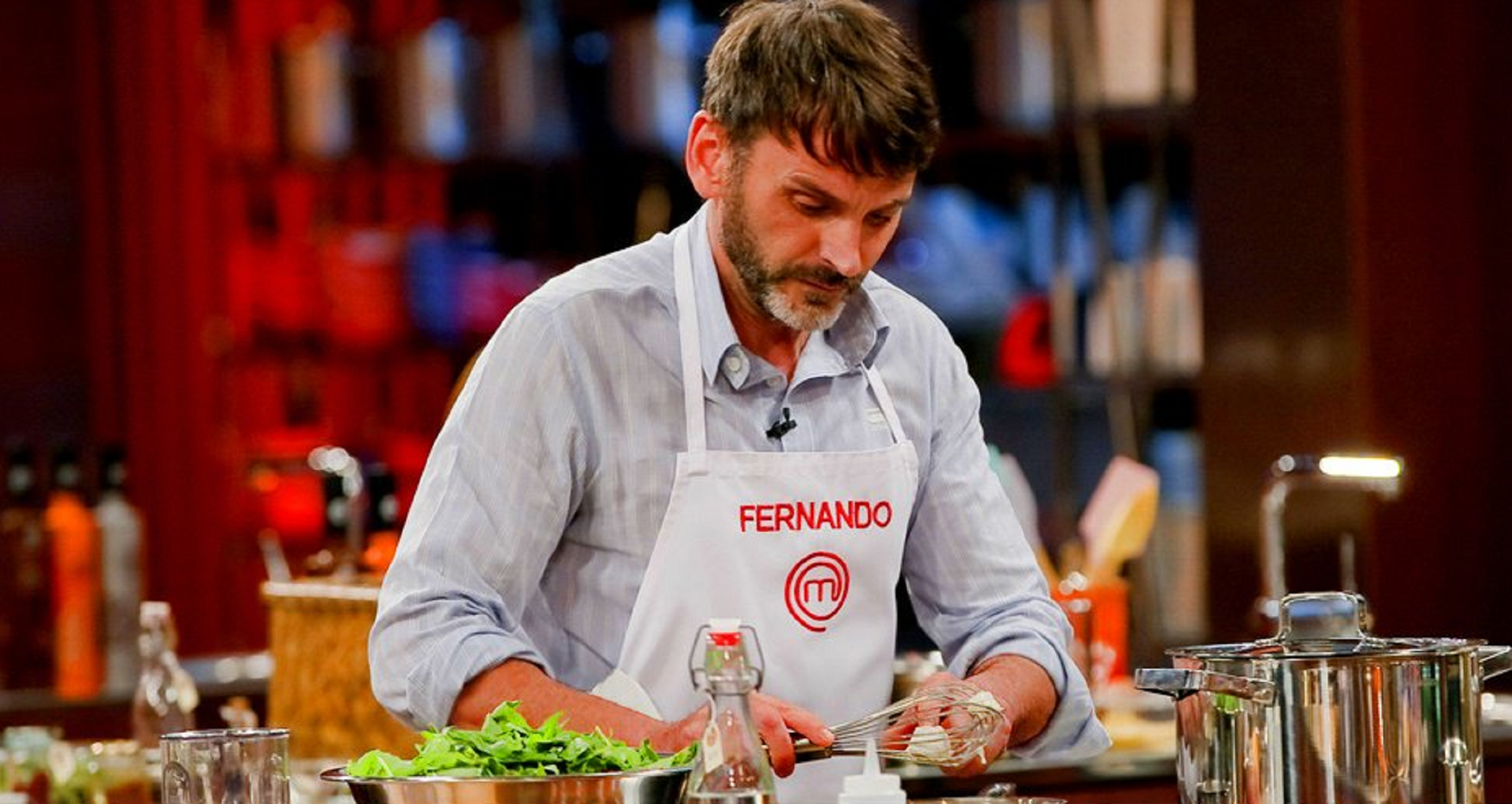 Fernando Tejero en Masterchef. Fernando Tejero en Masterchef.