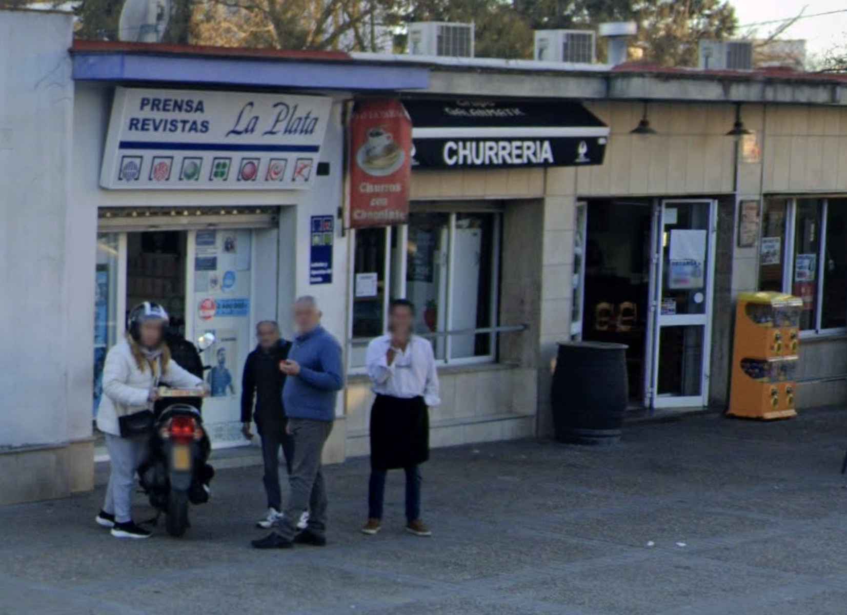 El despacho de loterías que ha repartido el premio en La Plata.