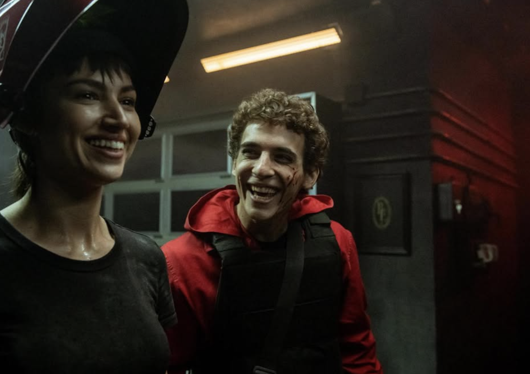 Úrsula Coberó y Miguel Herrán, en 'La casa de papel'. Úrsula Coberó y Miguel Herrán, en 'La casa de papel'.