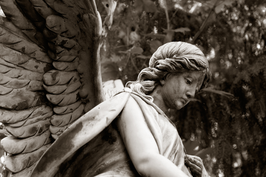 Representación del Ángel Custodio. Representación del Ángel Custodio.