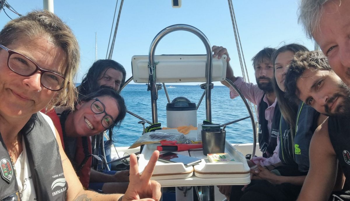 Naé, la docente andaluza que iba en uno de los barcos de la flotilla.