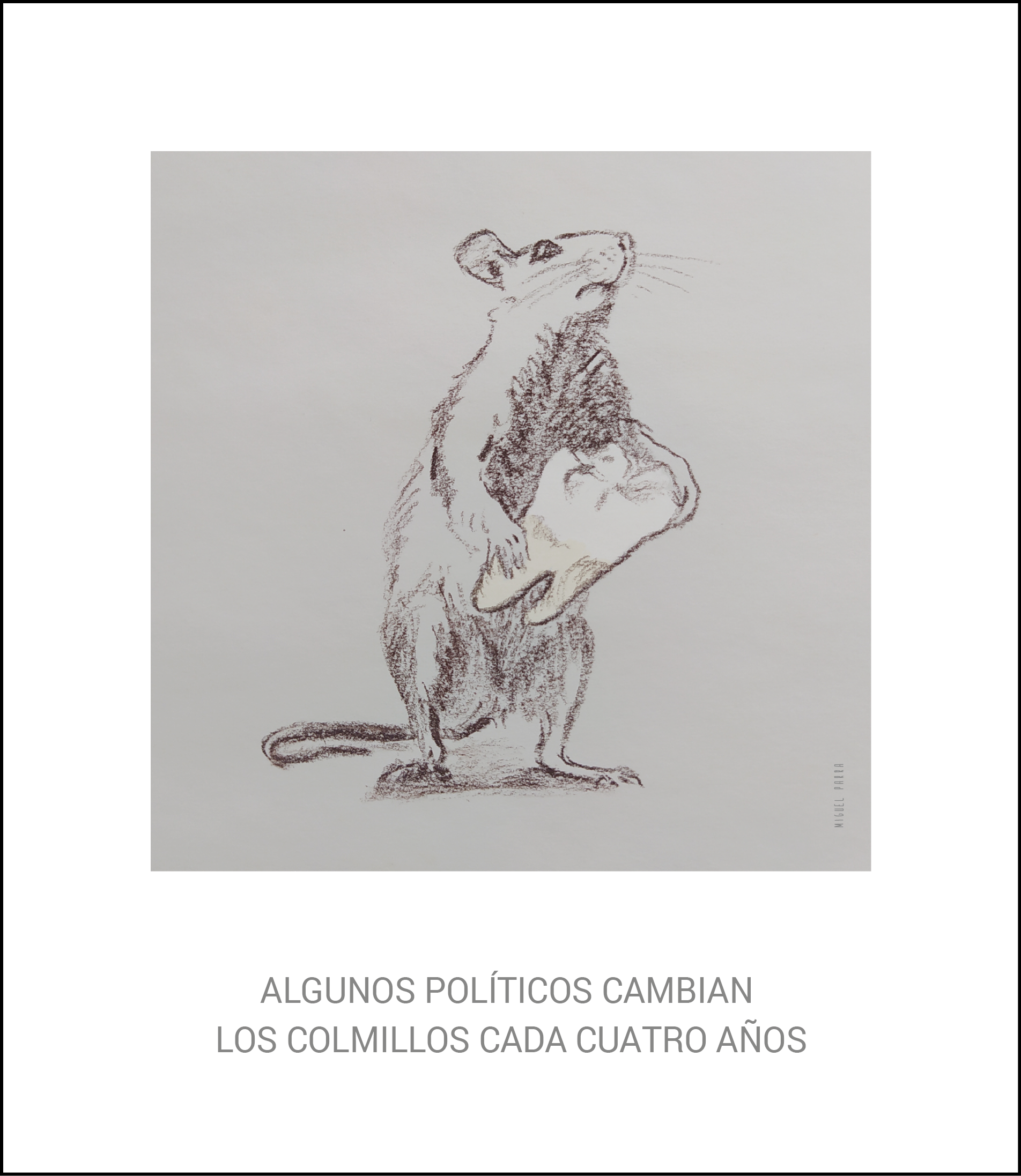 Ratoncito Pérez, viñeta de Miguel Parra.