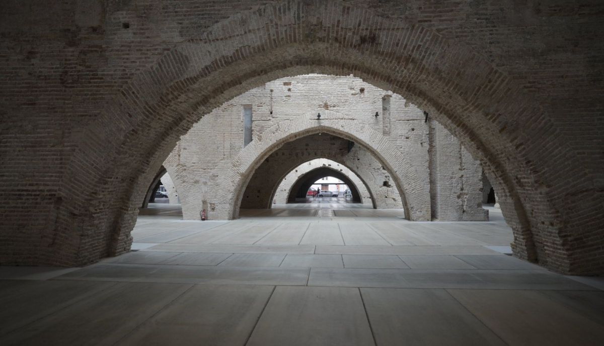 El interior de las Atarazanas.
