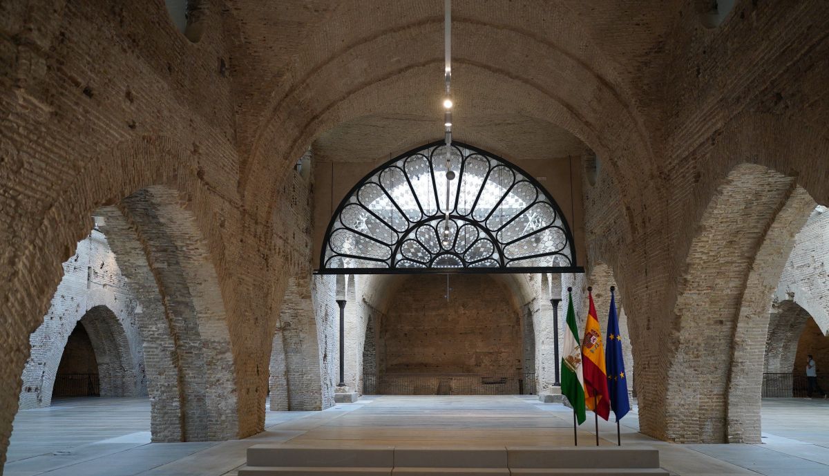 Una toma del interior de las atarazanas.