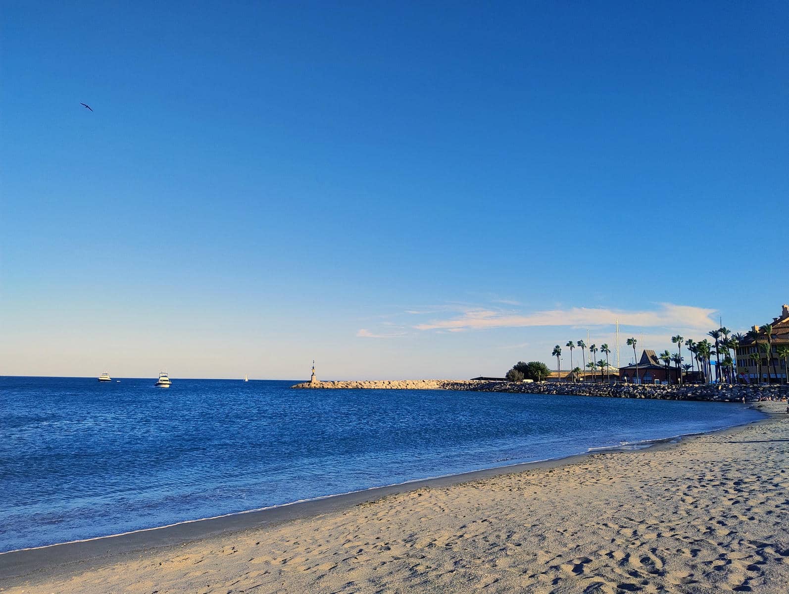 Vista de Torreguadiaro, en San Roque, en una imagen de Manu GiCe en Facebook.