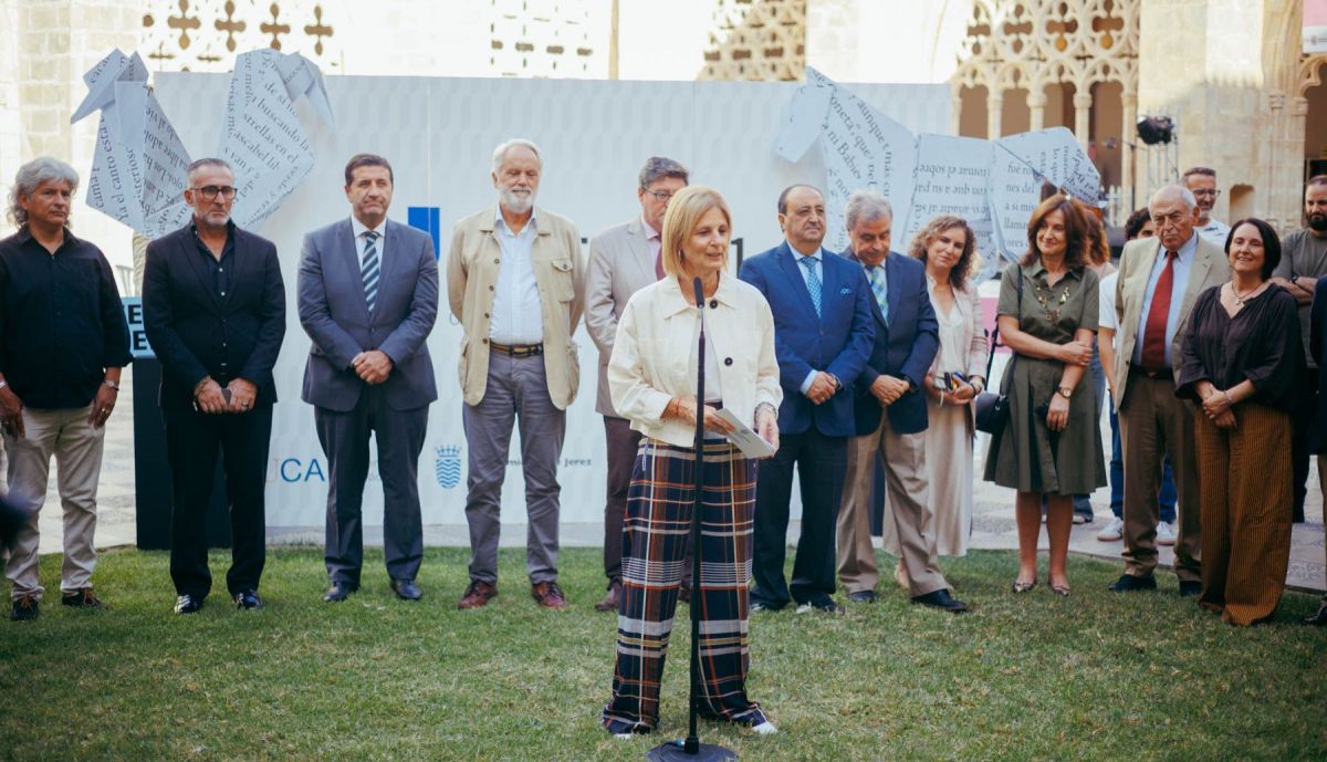 La alcaldesa de Jerez, durante su intervención. 