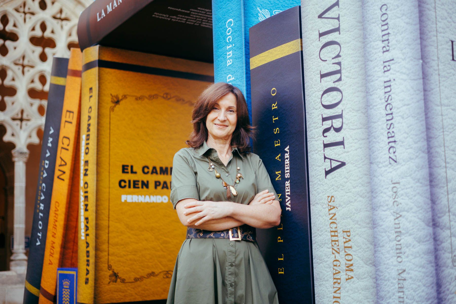 Paloma Sánchez-Garnica posando para lavozdelsur.es tras la entrevista con motivo de la Feria del Libro en Jerez. Paloma Sánchez-Garnica posando para lavozdelsur.es tras la entrevista con motivo de la Feria del Libro en Jerez.