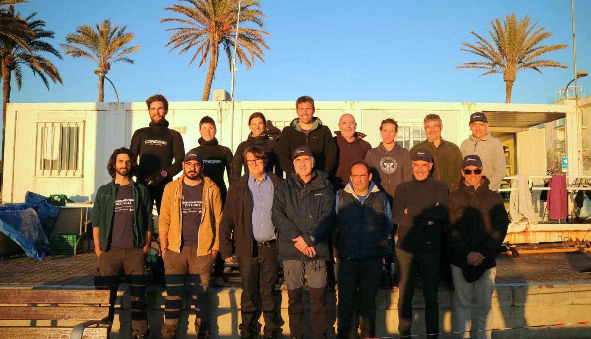 Una imagen de parte del equipo científico que trabaja en el proyecto.