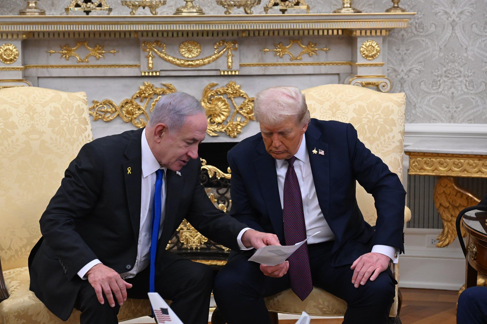 Netanyahu y Trump, durante una visita del presidente israelí a la Casa Blanca.