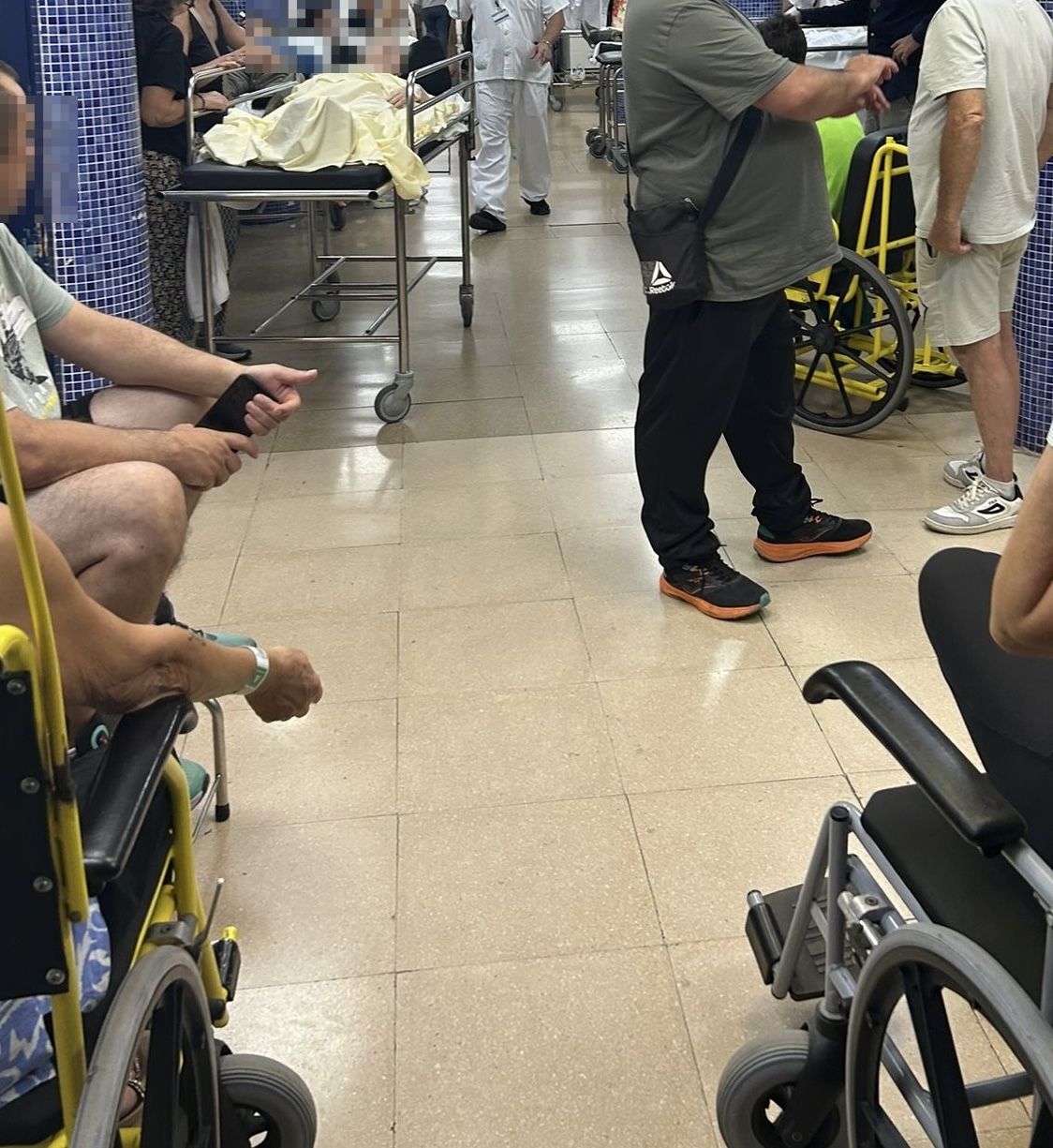 Uno de los pasillos.