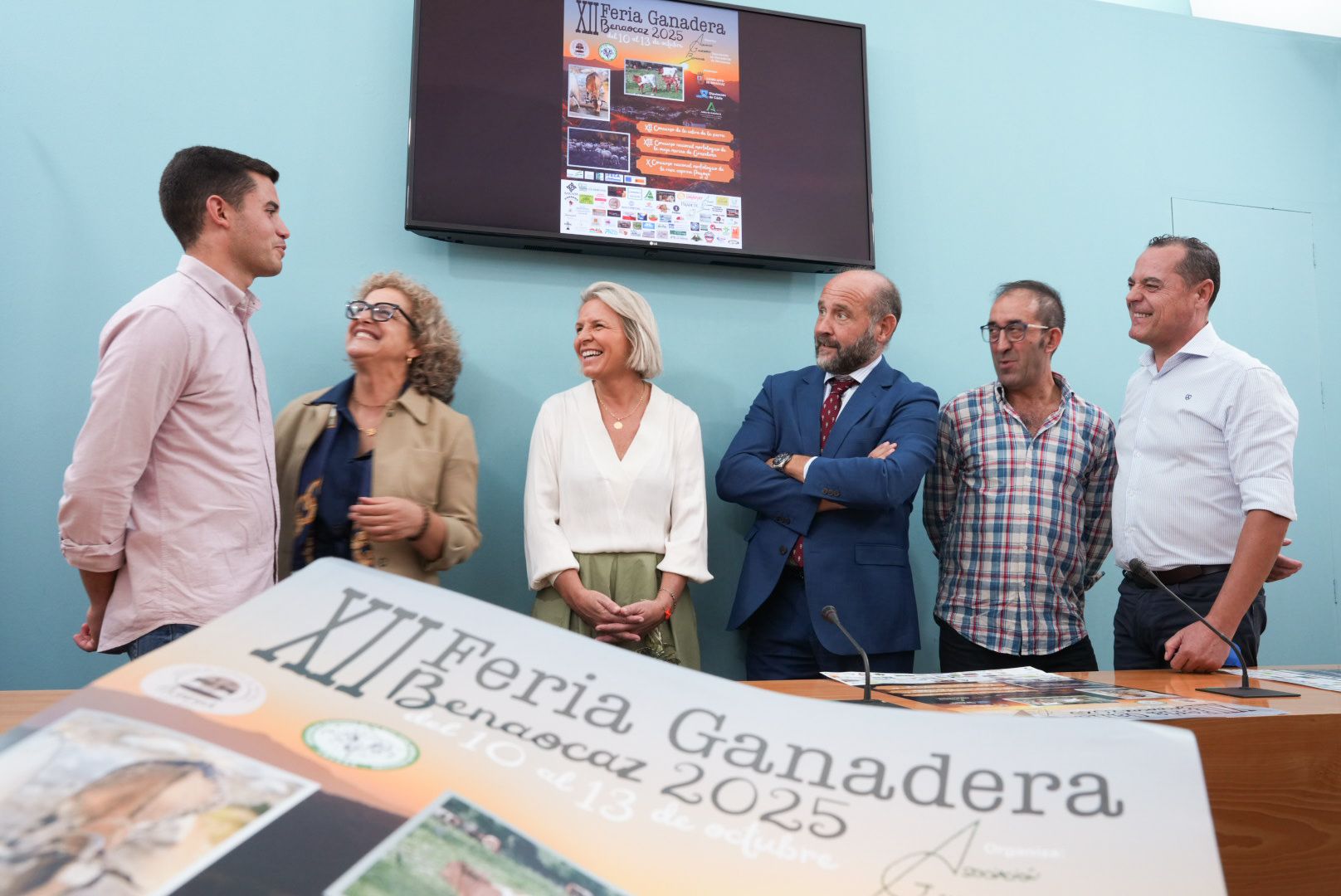 Presentación en la Diputación de la Feria Ganadera de Benaocaz. Presentación en la Diputación de la Feria Ganadera de Benaocaz.