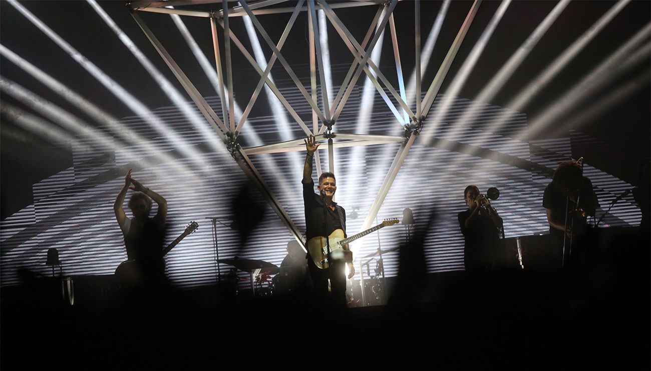 Alejandro Sanz, en un concierto en Jerez en verano de 2016. FOTO: JUAN CARLOS TORO