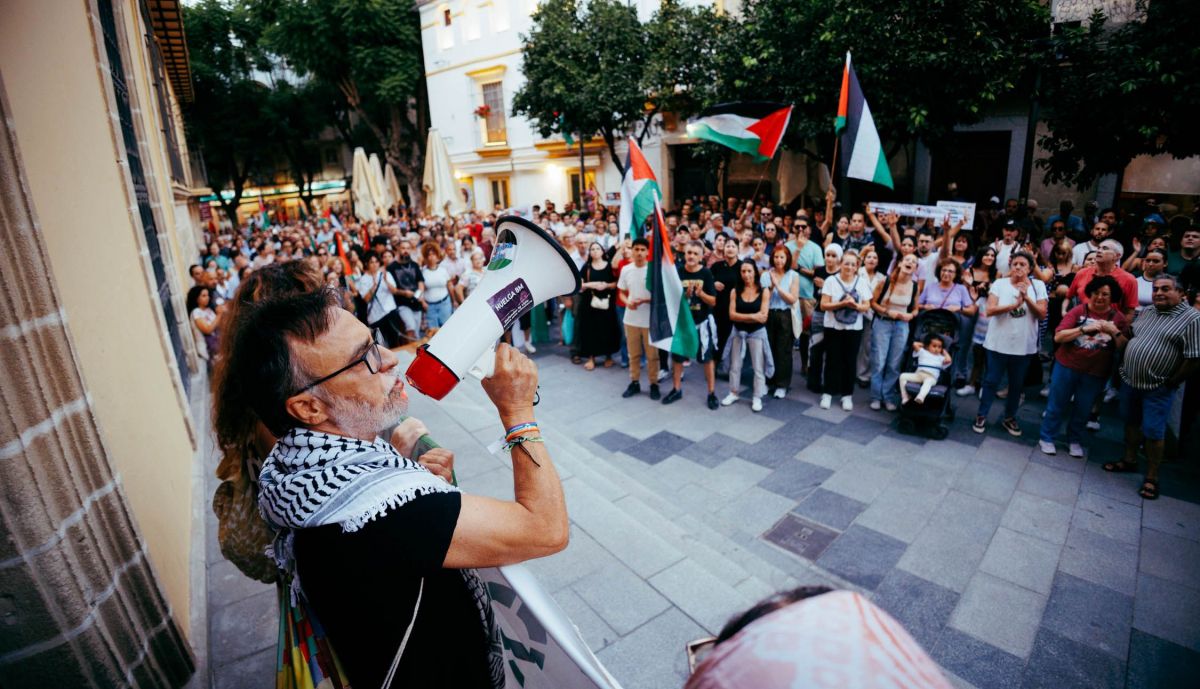 La movilización ha llegado hasta el Ayuntamiento de Jerez.