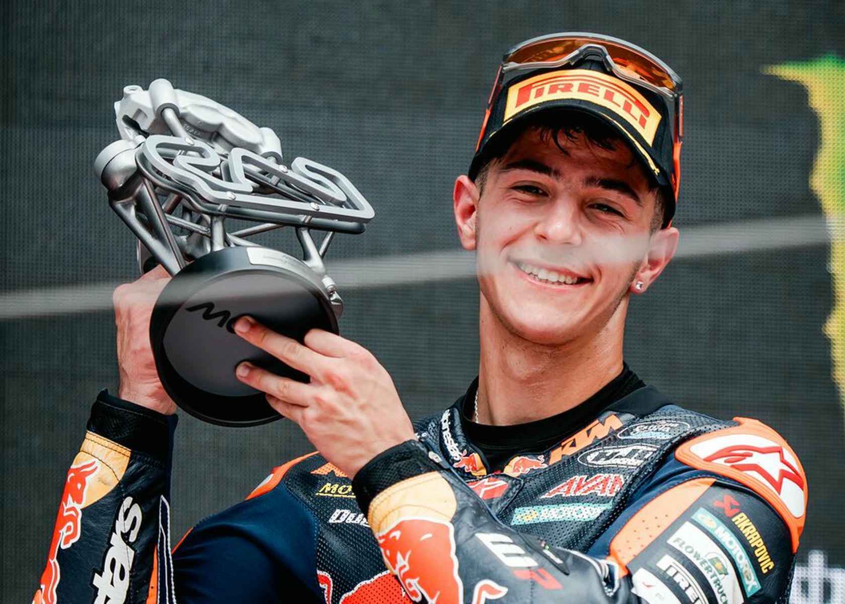 José Antonio Rueda, tras una de las carreras que ha ganado esta temporada.