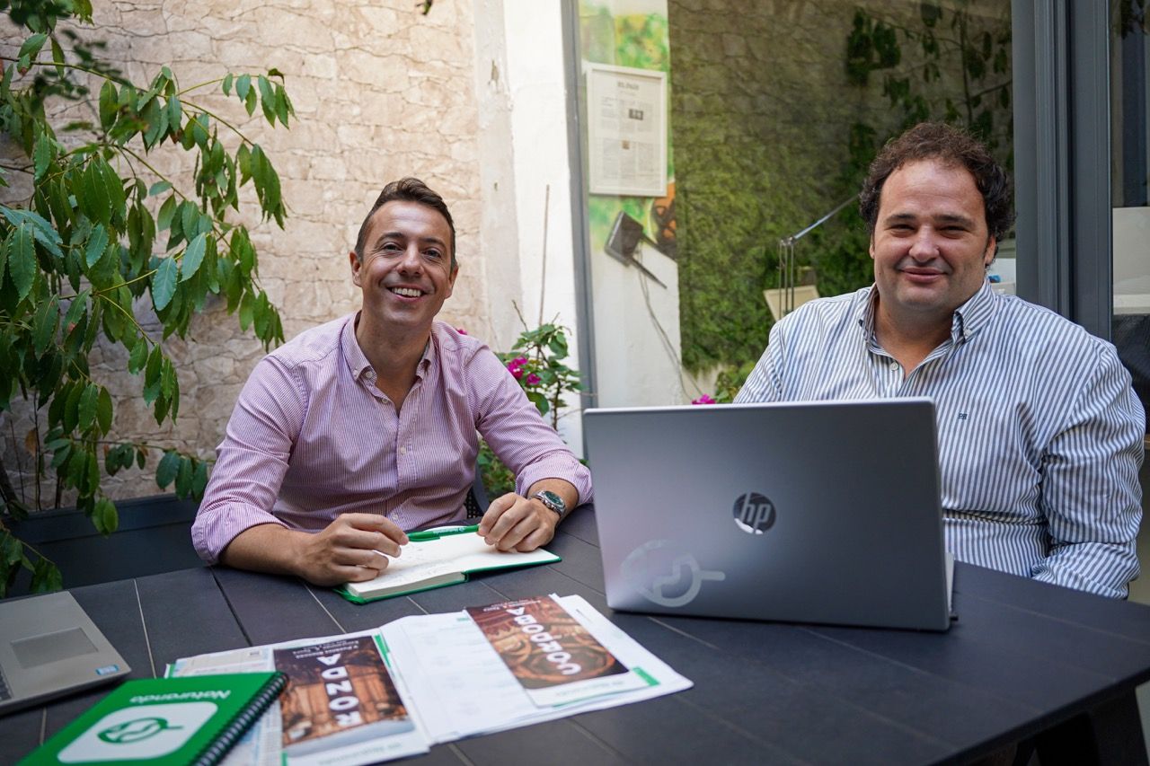 David y Carlos, fundadores de Naturanda.