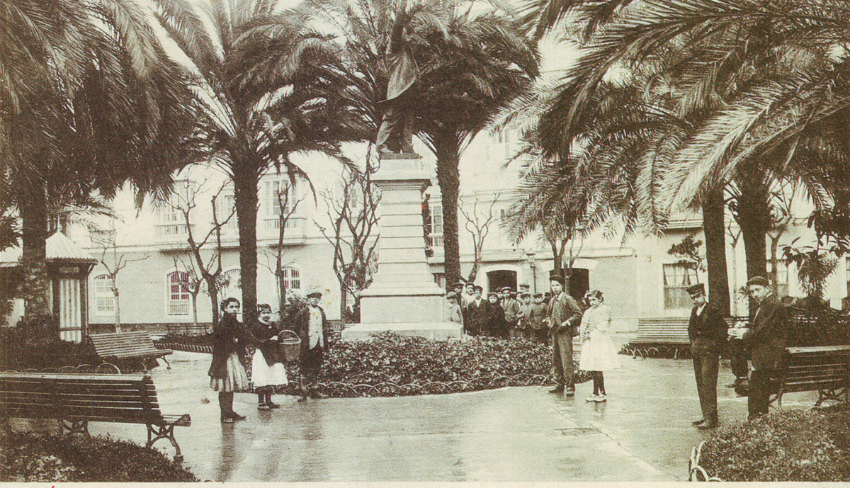 1 Plaza Emilio Castelar. Fototipia Thomas, 1912