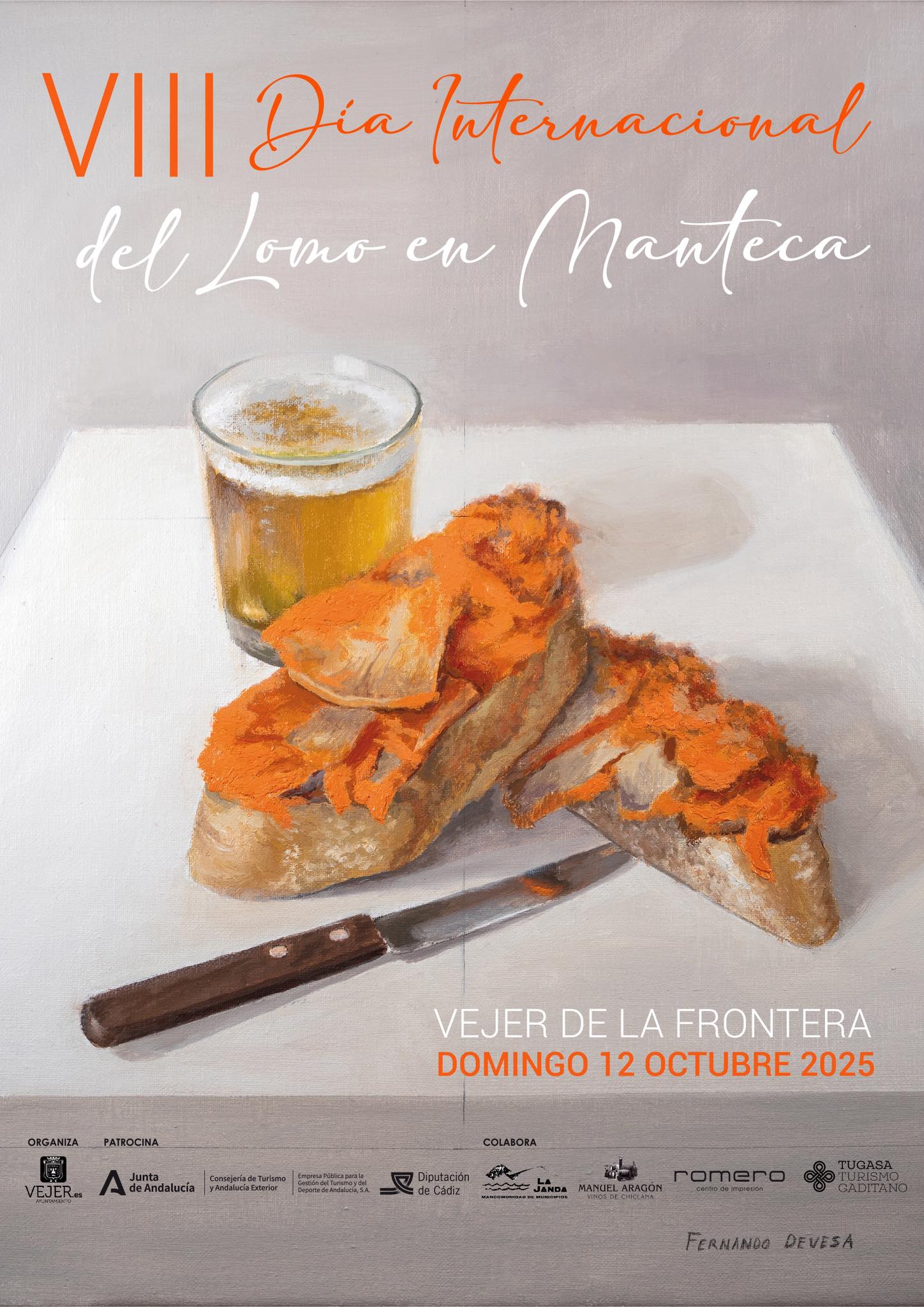 El cartel anunciador.