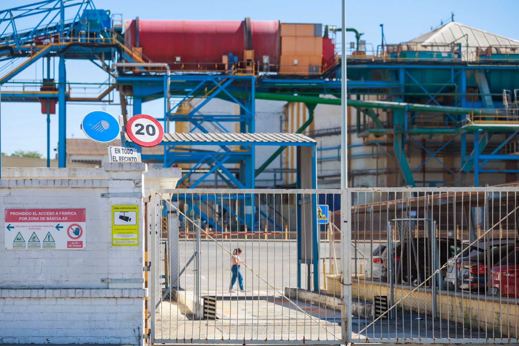 La planta de Azucarera del polígono El Portal, de Jerez. 