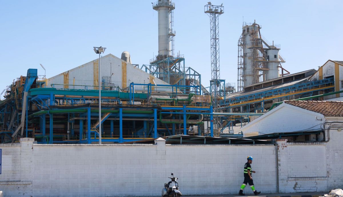 La azucarera del polígono El Portal, en Jerez de la Frontera.