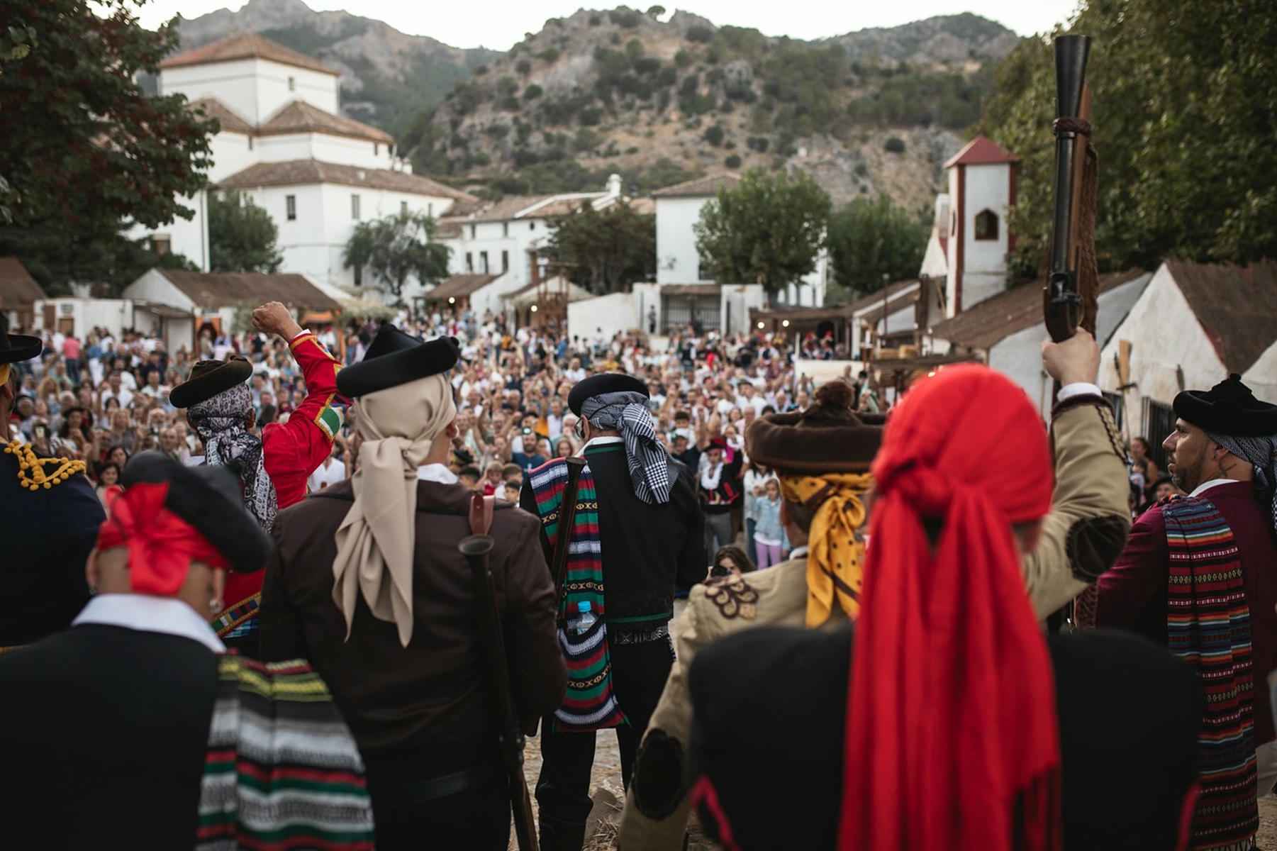 Los bandoleros 'tomaron' Grazalema el fin de semana. Los bandoleros 'tomaron' Grazalema el fin de semana.