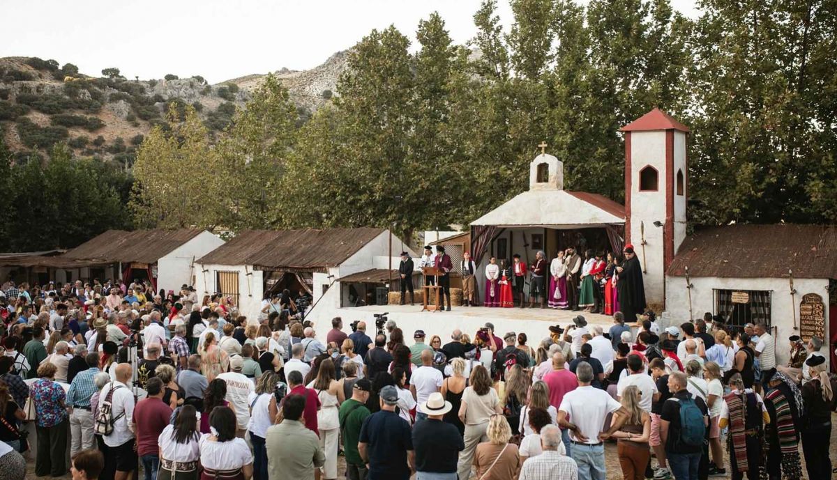 Una imagen de la representación de Sangre y Amor en la Sierra