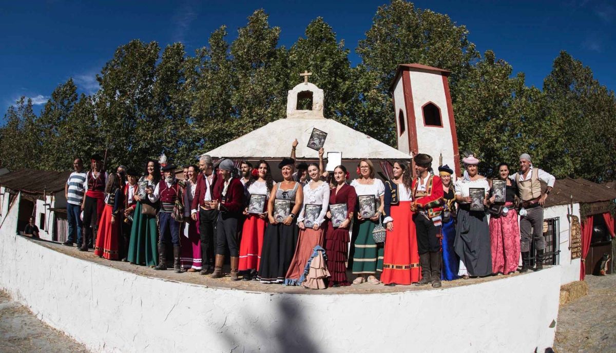 Algunos de los participantes en la recreación histórica.