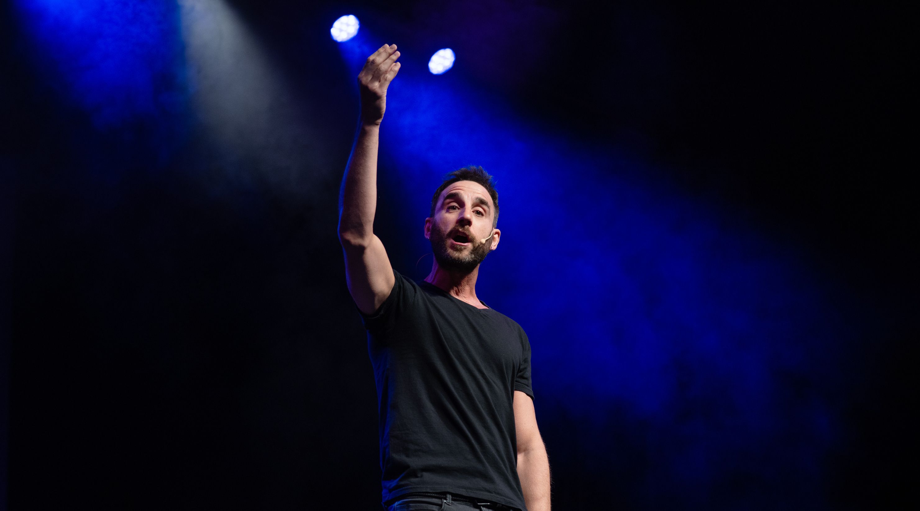 Dani Rovira en el Teatro Villamarta de Jerez.