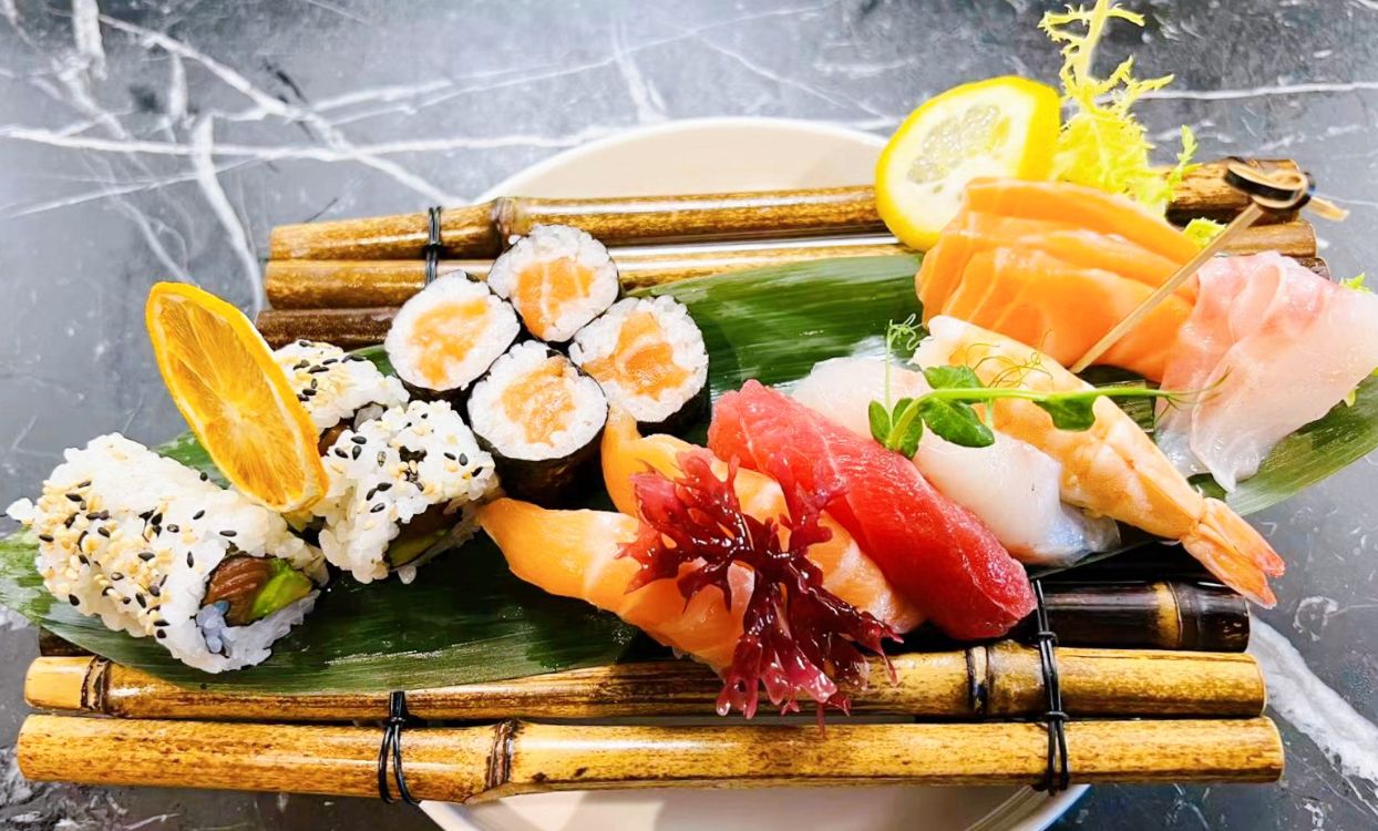 Uno de los platos que ofrece el restaurante japonés. Uno de los platos que ofrece el restaurante japonés.