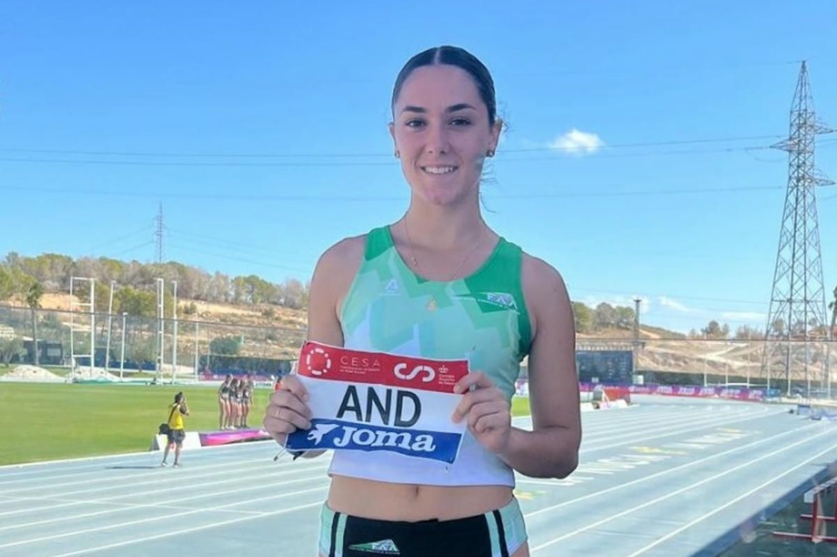 Julia Alba, chiclanera, en el Sub 16 celebrado en Valencia.