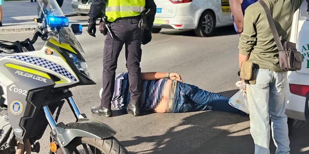 El hombre atropellado en el Paseo de las Delicias de Jerez.