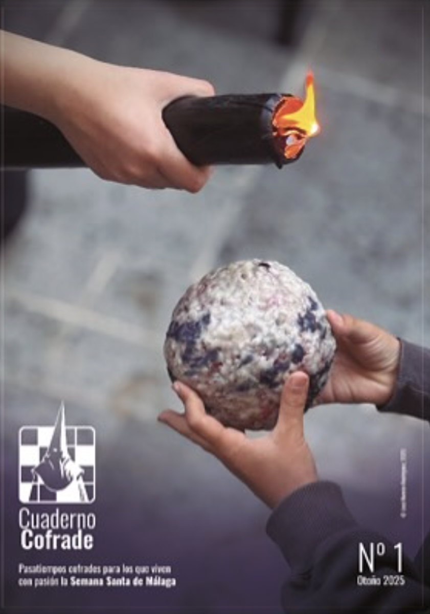 Portada del 'Cuaderno Cofrade' de Málaga.