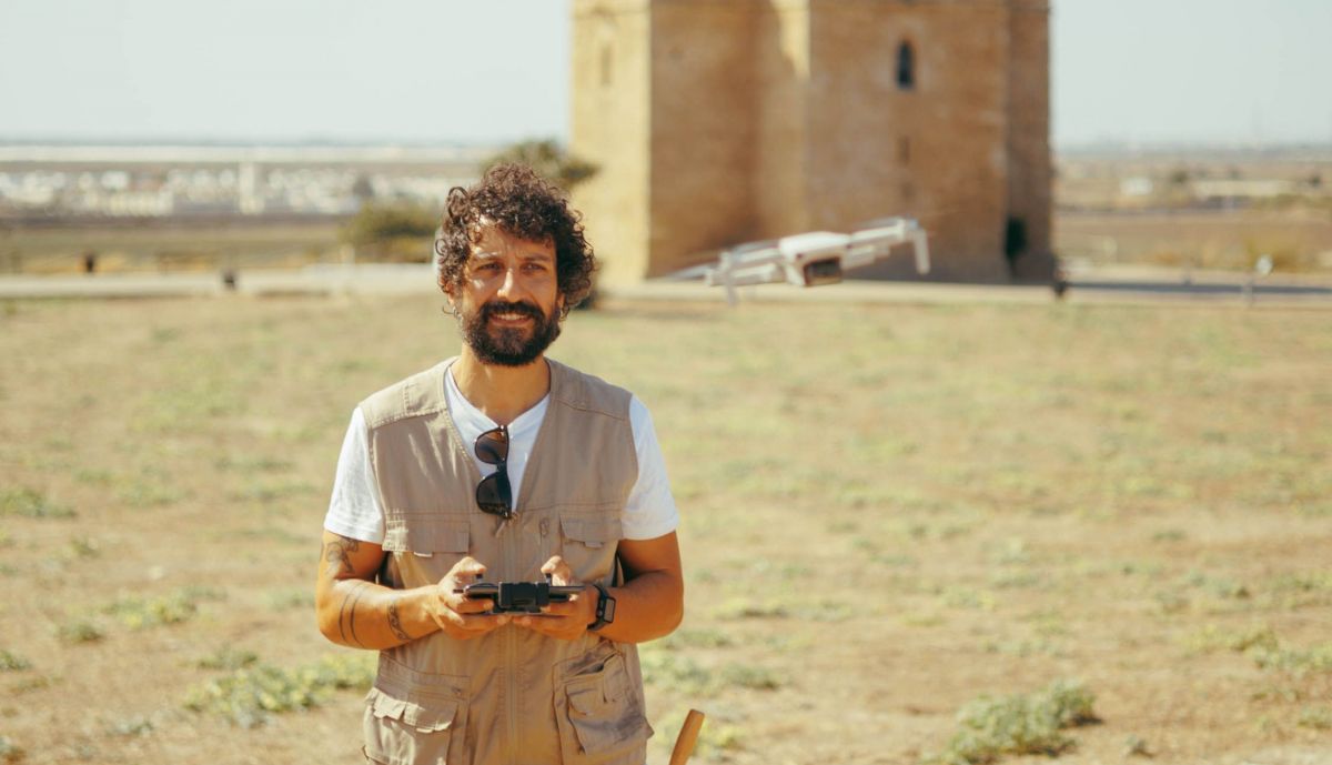 El investigador participa en las excavaciones del yacimiento de Doña Blanca. 