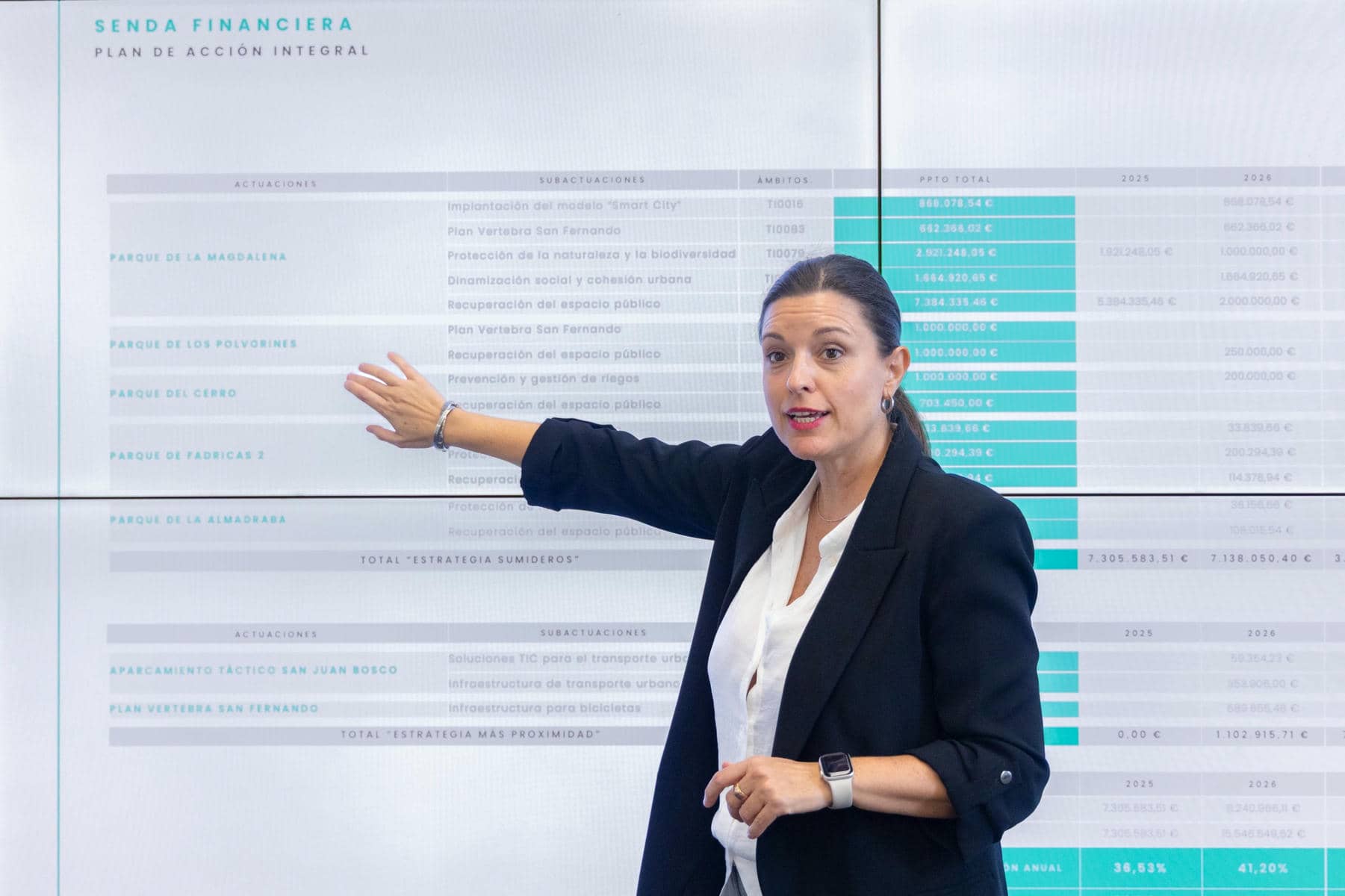 Patricia Cavada, alcaldesa de San Fernando.