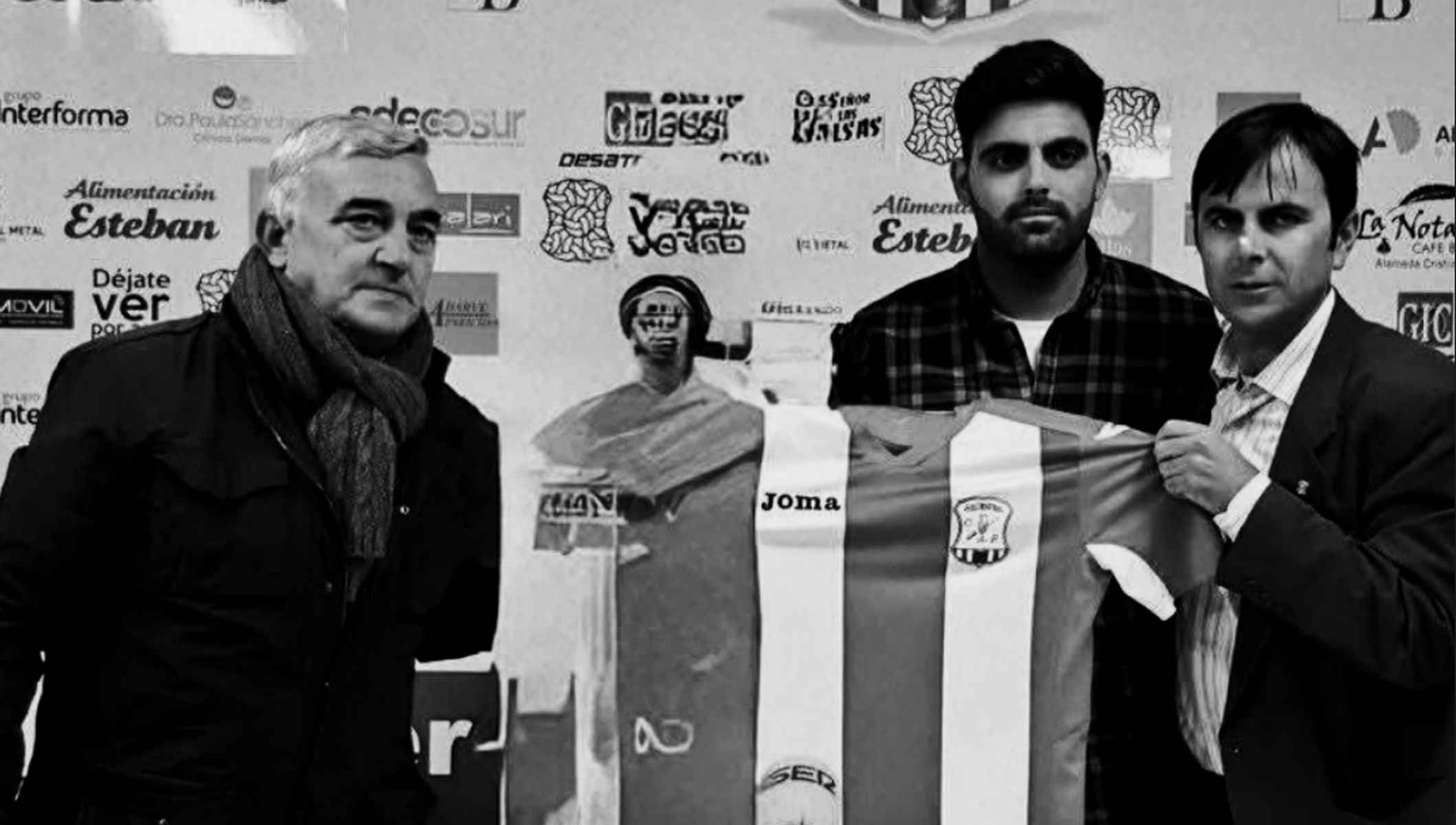 Queijo, a la izquierda, junto al añorado Pedro Garrido (a la derecha).