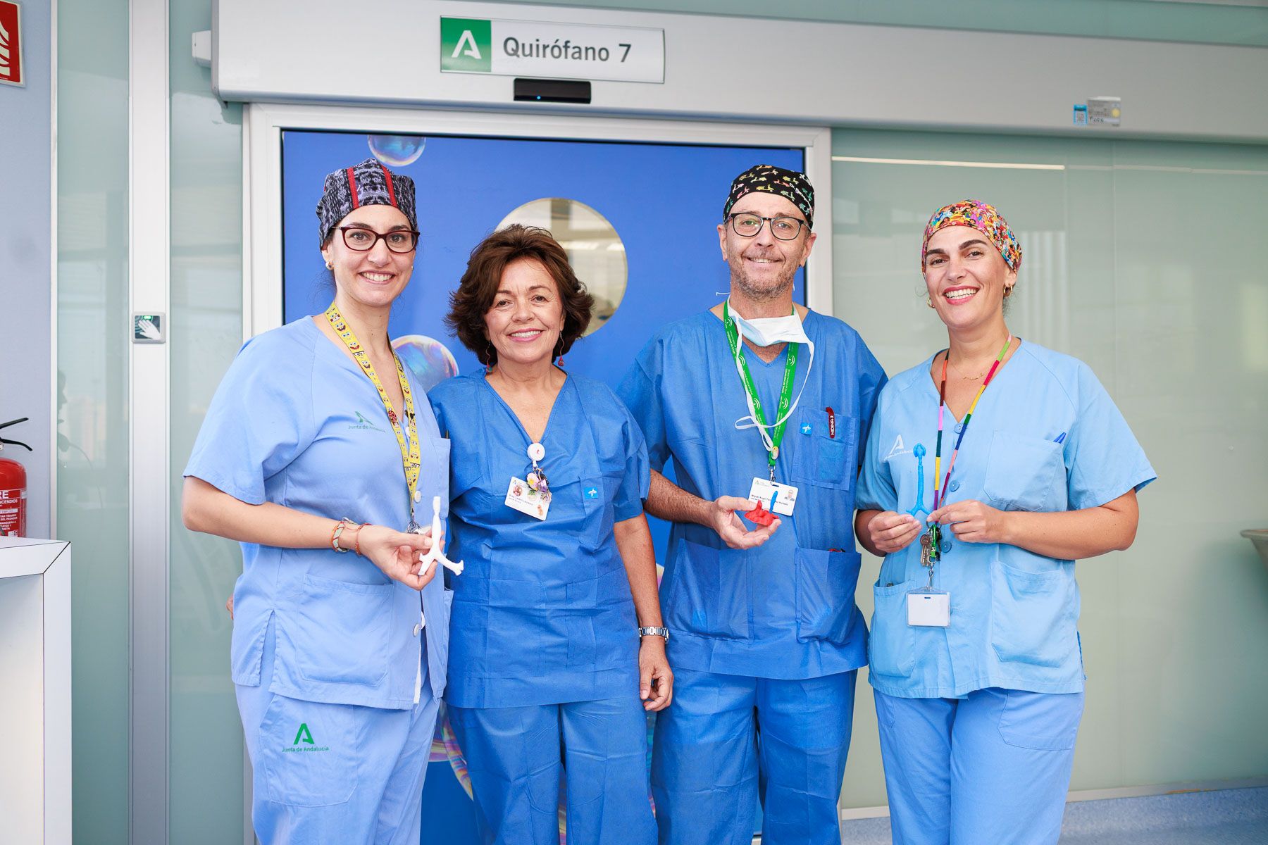 Miembros de la unidad de Cirugía Torácica y Vía Aérea Pediátrica del Hospital Virgen del Rocío.