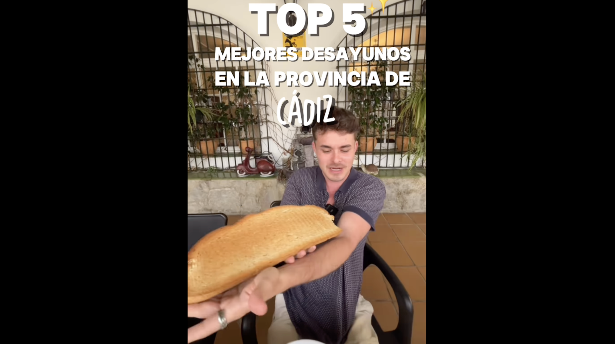 Jesús Sánchez, el influencer gaditano que recomienda desayunos. Jesús Sánchez, el influencer gaditano que recomienda desayunos.