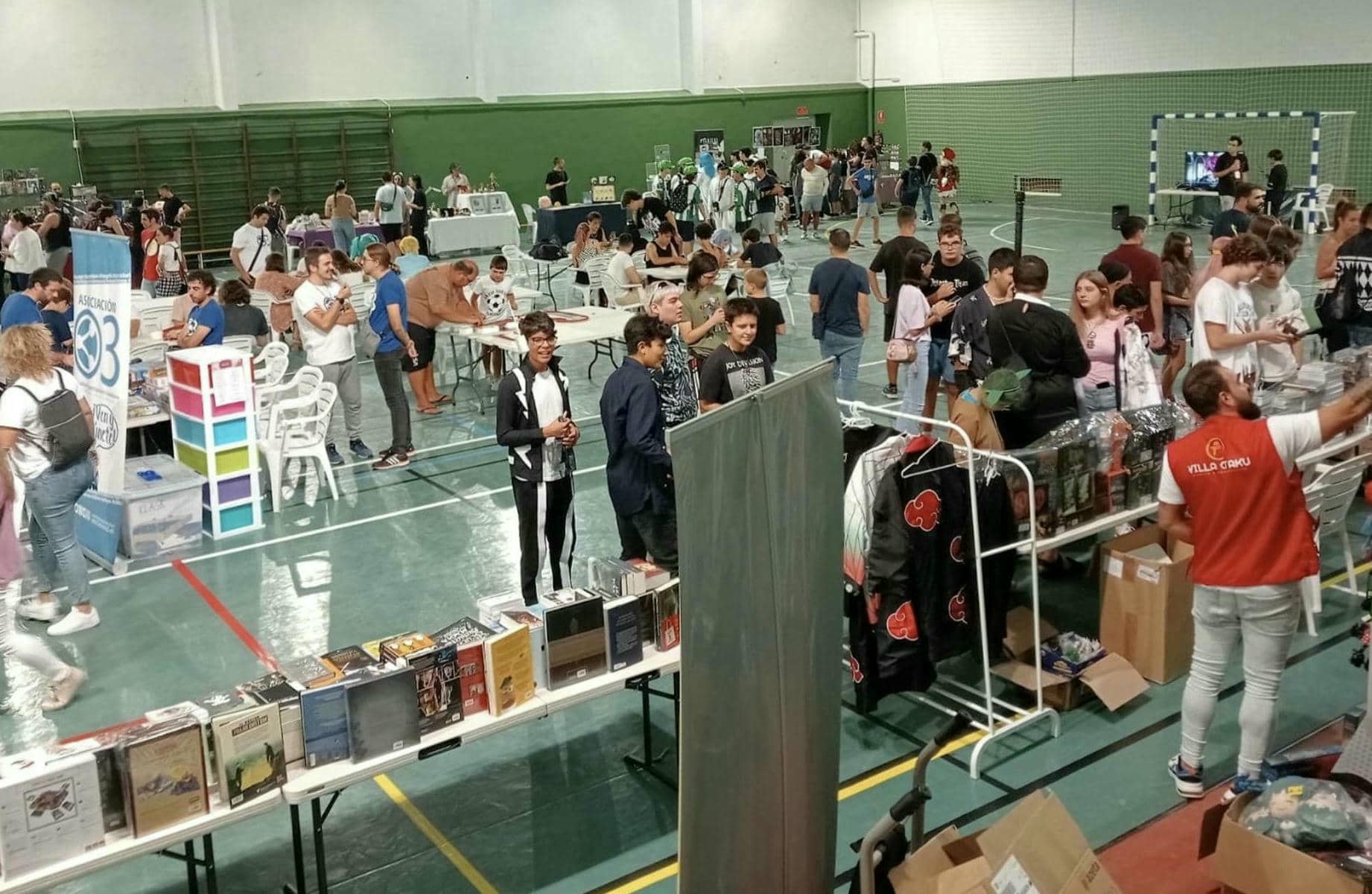 El salón manga de Rota en una edición pasada. El salón manga de Rota en una edición pasada.