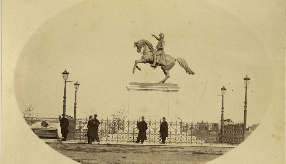 Monumento al General San Martín, Buenos Aires, 1864