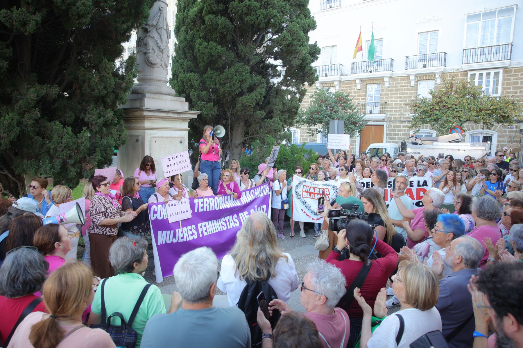 Una concentración por los cribados.