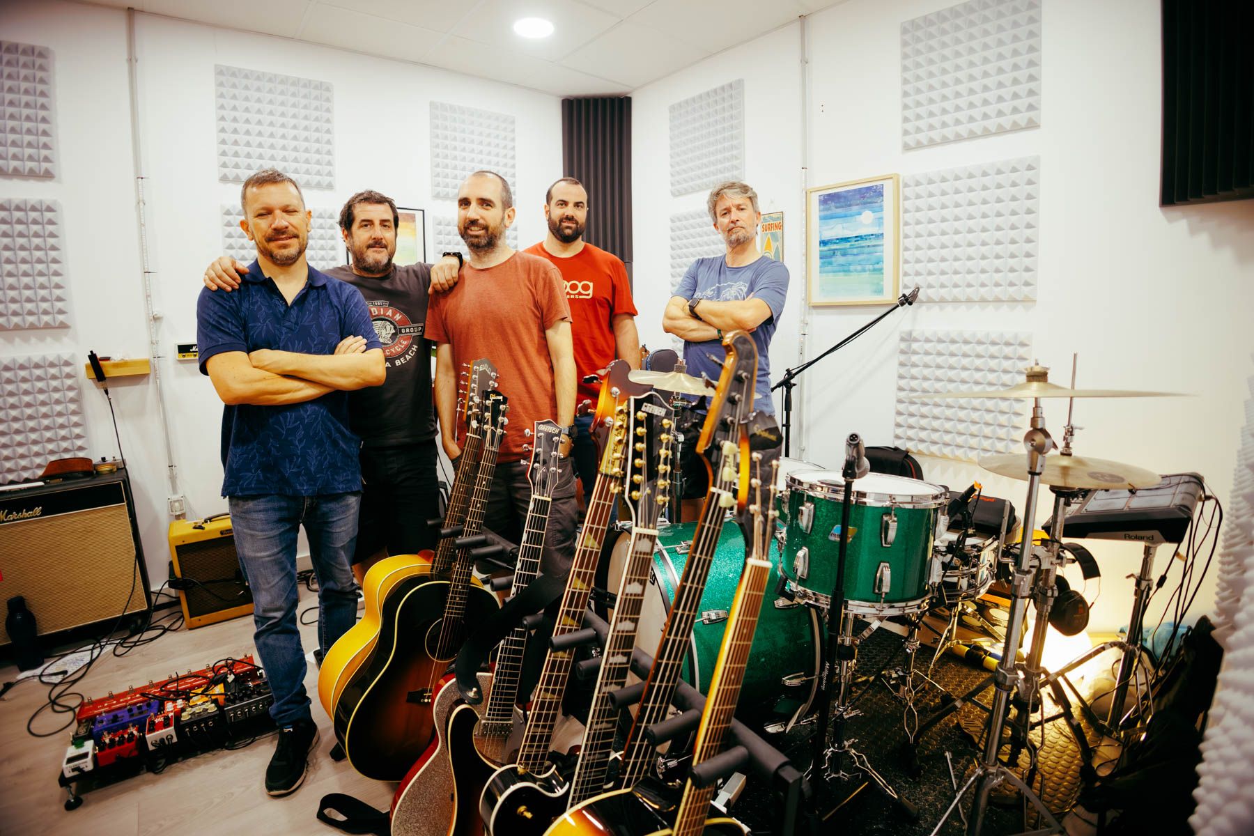 Neon Vampire, en el local de ensayo.