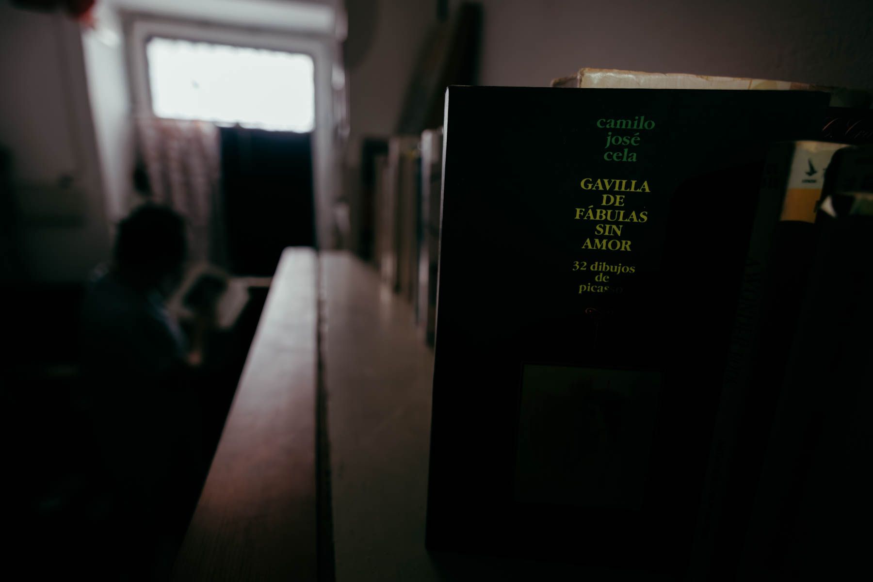 Una imagen de la librería secreta sin letrero ni escaparate en Jerez. Una imagen de la librería secreta sin letrero ni escaparate en Jerez.