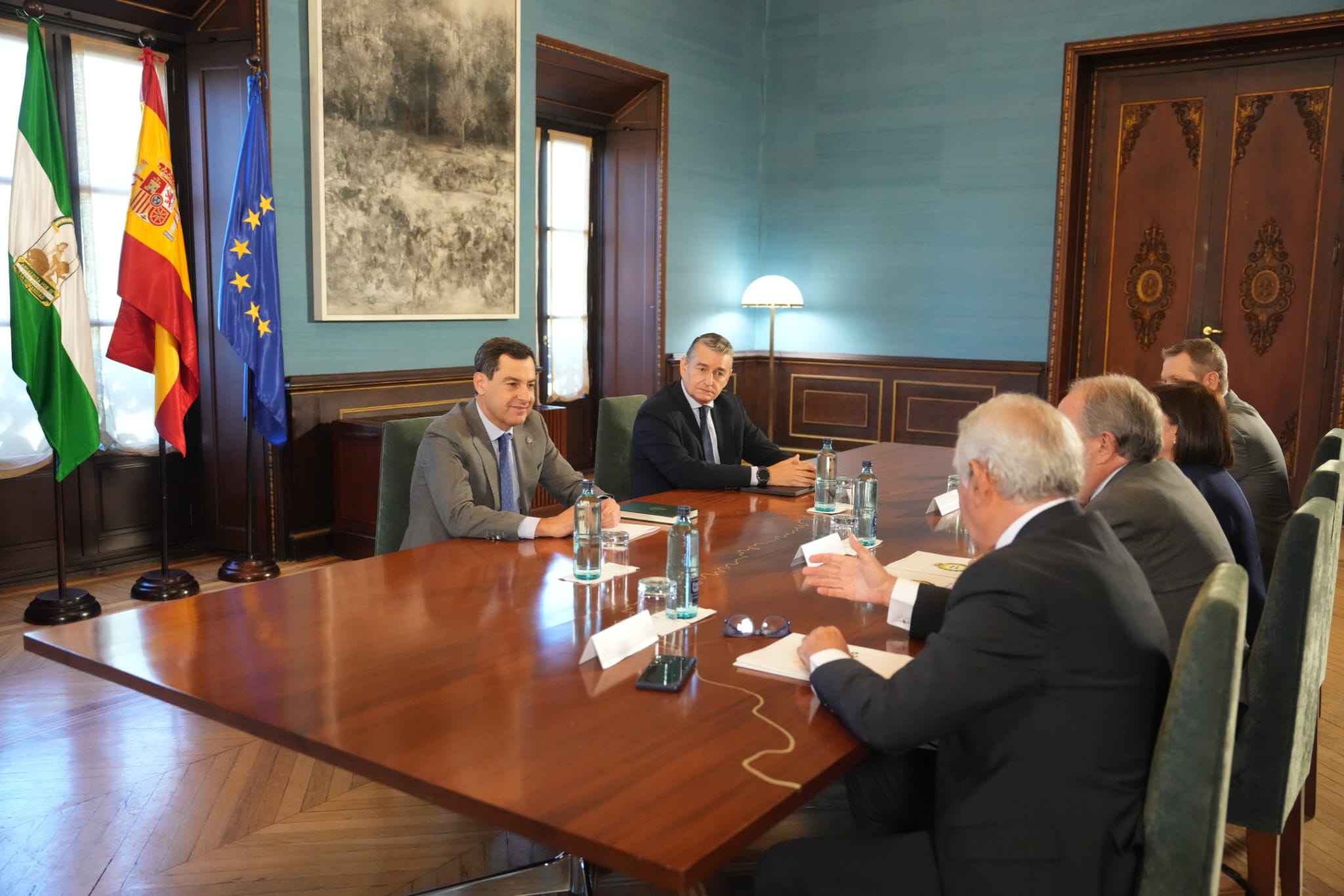 Reunión de la Junta con el Colegio de Médicos. Reunión de la Junta con el Colegio de Médicos.