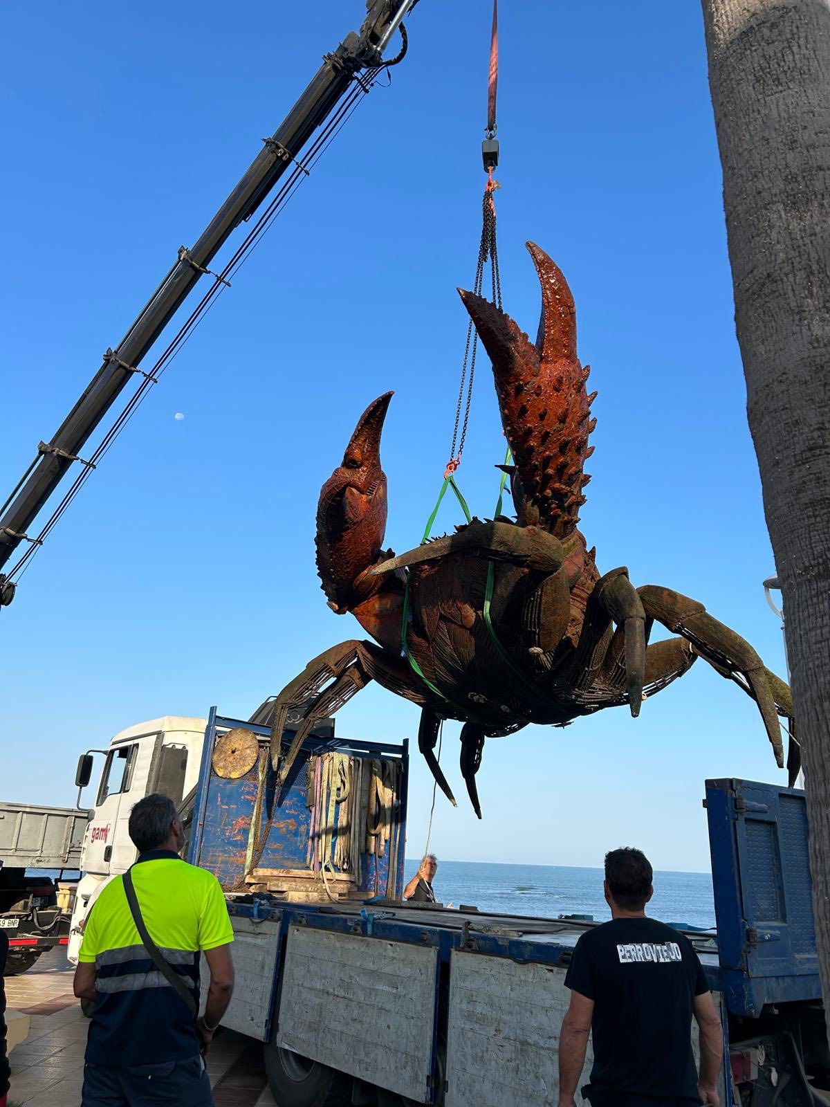 Un momento de la retirada.