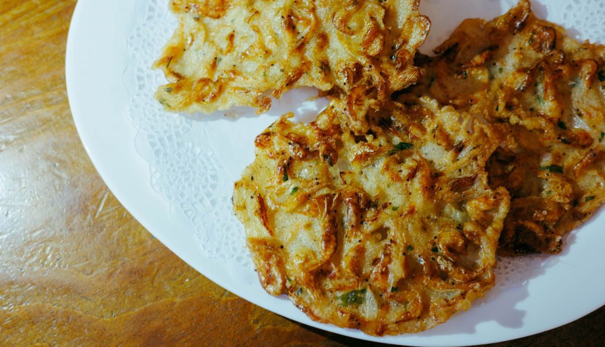 Tortillitas de camarones de Casa El Naca