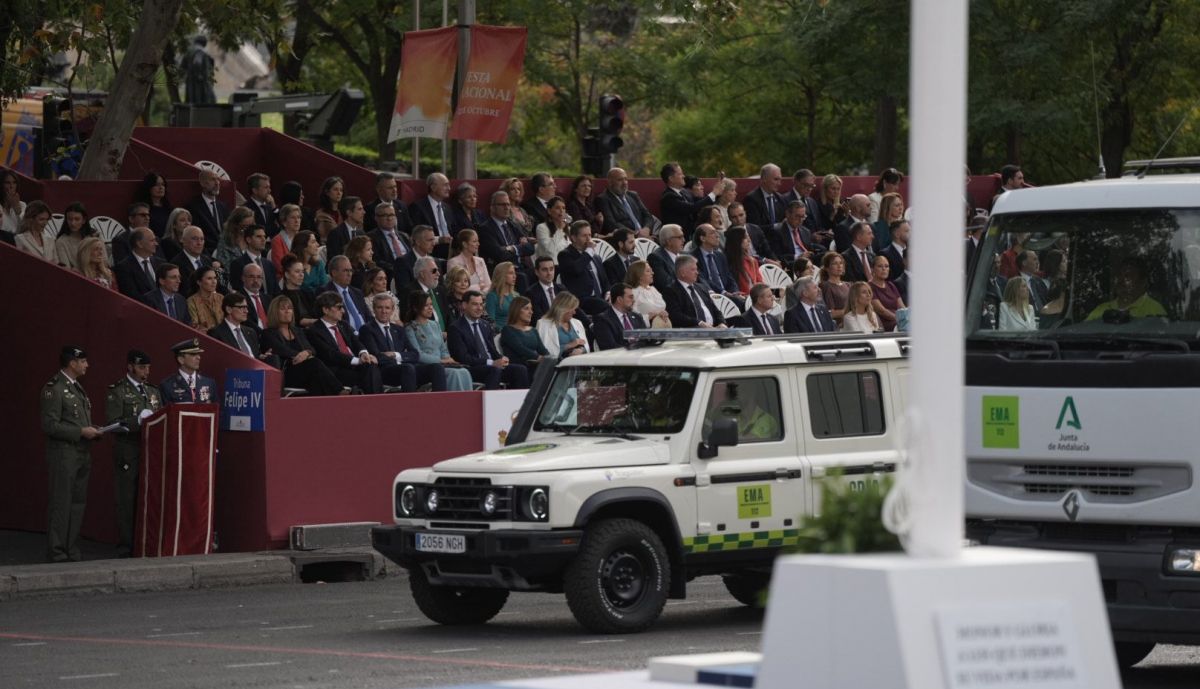 Vehículos de la EMA, en Madrid.