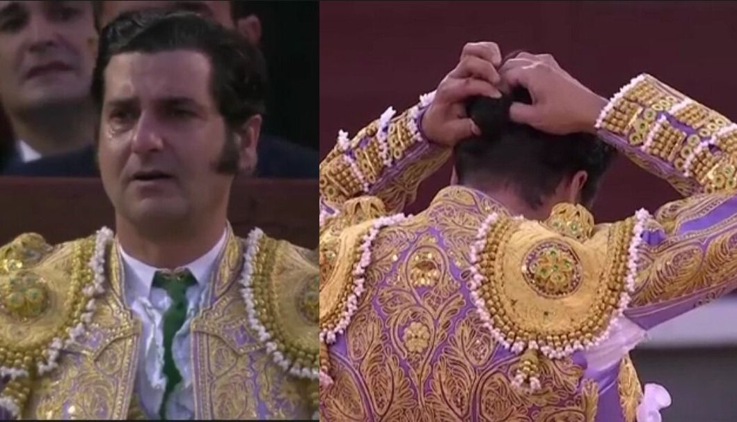 La retirada de Morante de la Puebla. La retirada de Morante de la Puebla.